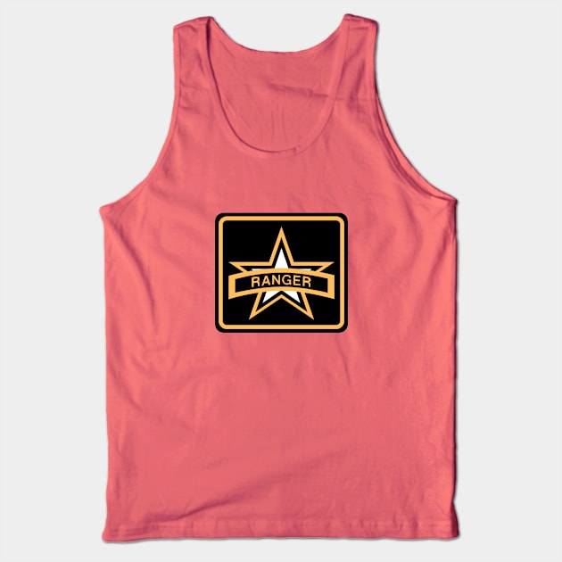 Army Ranger Star Tank Top by Trent Tides